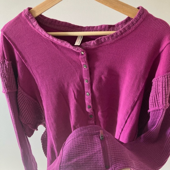 FP movement button up pull over - Picture 3 of 5